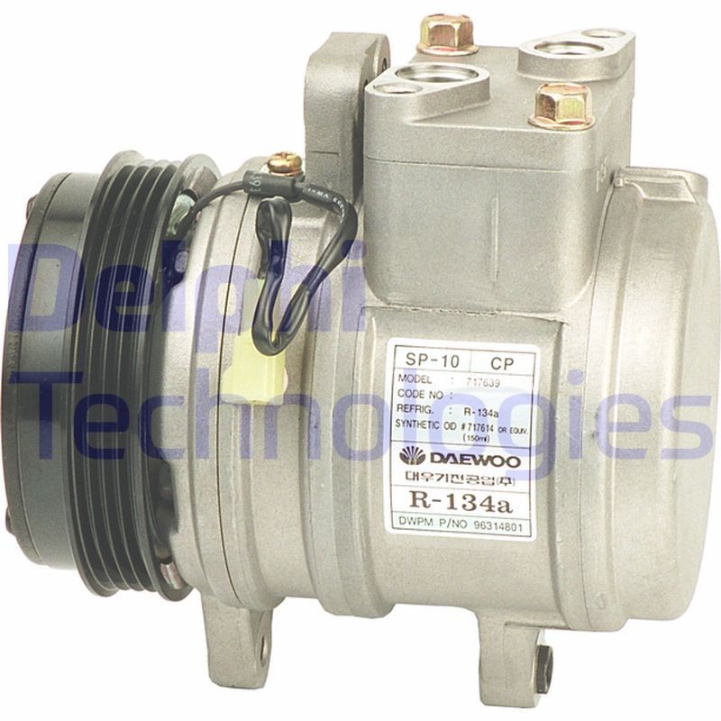 DELPHI TSP0155224: Kliimakompressor PAG-kompressoriõliga