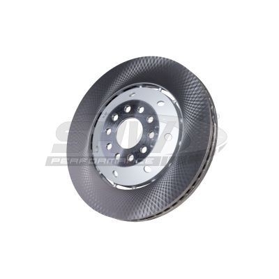 SHW Performance AFR46402: Brzdový kotouč pravá přední náprava, R: 365mm, vnitřně větráno, dvoudílný brzdový kotouč, hladké, R: 365mm, nátěr