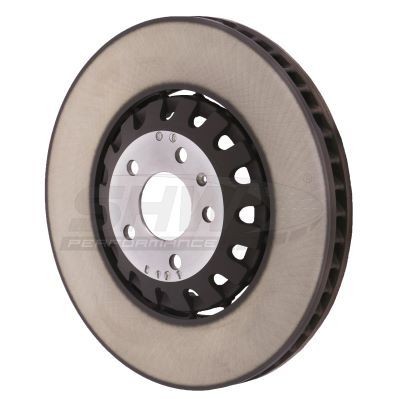 SHW Performance AFX44277: Piduriketas Esisild, Ø: 374mm, sisemine õhutus, kaheosaline piduriketas, sile, Ø: 374mm, kaetud