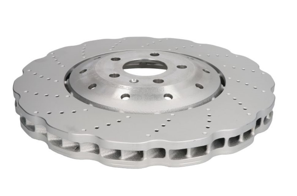 SHW Performance AFX47415: Piduriketas Wave Disc Esisild, Ø: 390mm, sisemine õhutus, kaheosaline piduriketas, augustatud/karestatud, Ø: 390mm, kaetud