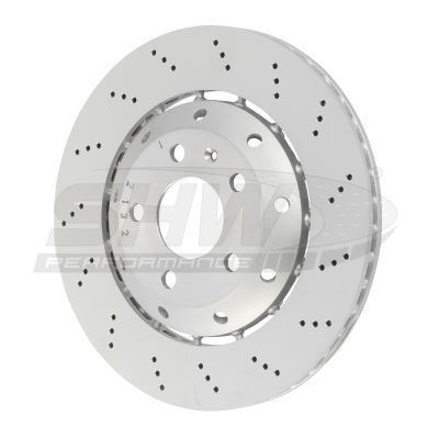 SHW Performance ARR48612: Piduriketas Tagasild paremal, Ø: 324mm, perforeeritud, sisemine õhutus, kaheosaline piduriketas, Ø: 324mm, kaetud
