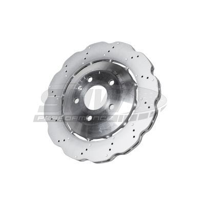 SHW Performance ARX48231: Brzdový kotúč Wave Disc Zadna naprava, Ø: 330mm, s vnútorným chladením, dvojdielny brzdový kotúč, dierovaný/nopovaný, Ø: 330mm, potiahnutá
