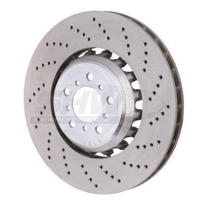 SHW Performance BFR48252: Piduriketas esisild paremal, Ø: 400mm, perforeeritud, sisemine õhutus, kaheosaline piduriketas, Ø: 400mm, kaetud