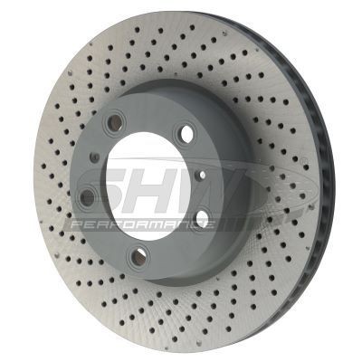 SHW Performance PFL39811: Piduriketas esisild vasakul, Ø: 315mm, perforeeritud, sisemine õhutus, Ø: 315mm, kaetud