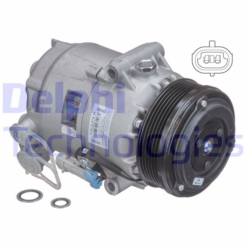 DELPHI TSP0155931: Kliimakompressor PAG-kompressoriõliga