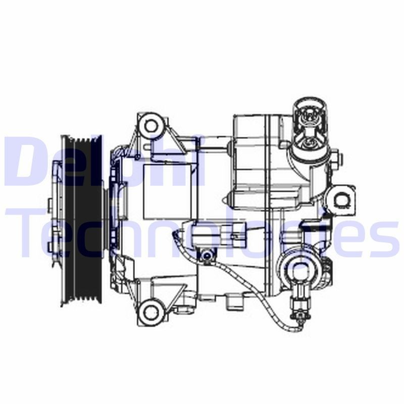 DELPHI TSP0155948: Kliimakompressor PAG-kompressoriõliga