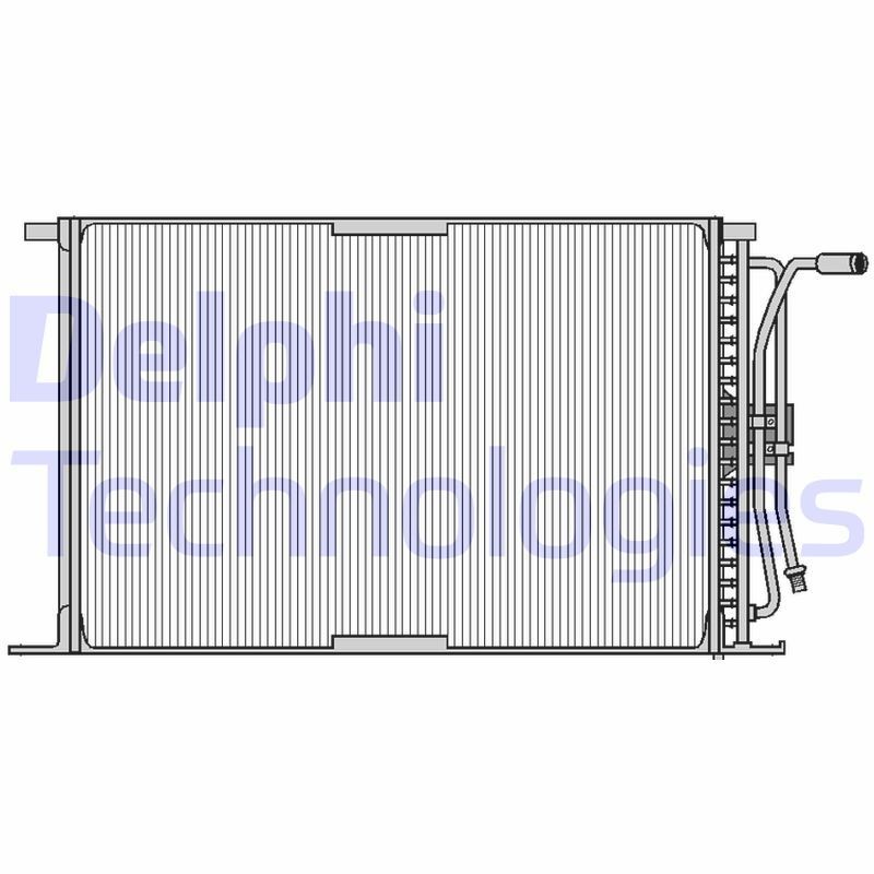 DELPHI TSP0225026: Kondensaator, kliimaseade ilma kuivatita