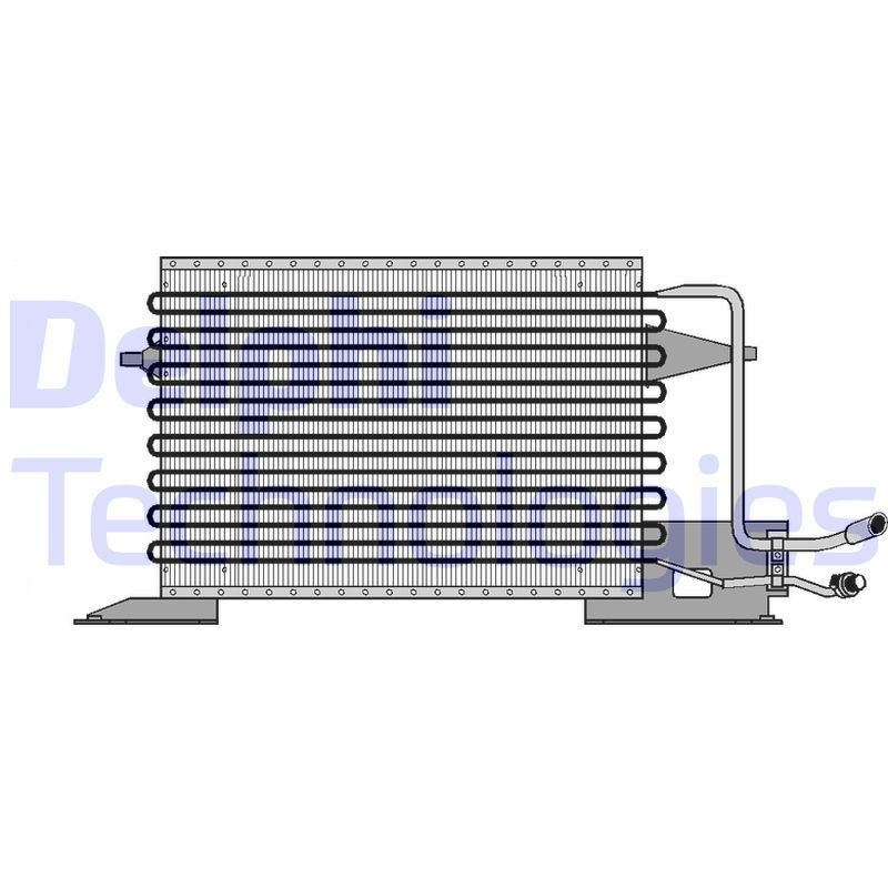 DELPHI TSP0225028: Kondensaator, kliimaseade ilma kuivatita