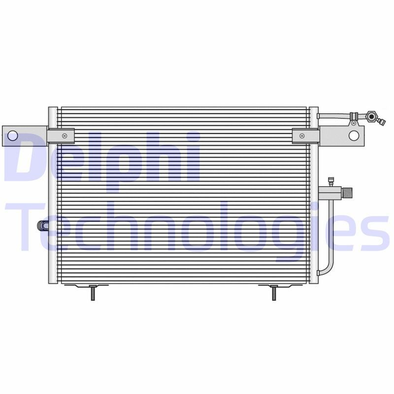 DELPHI TSP0225083: Kondensaator, kliimaseade ilma kuivatita