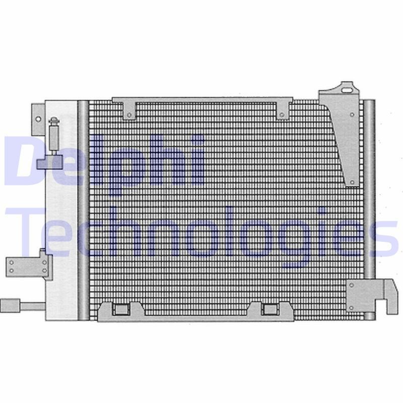 DELPHI TSP0225221: Kondensaator, kliimaseade ilma kuivatita