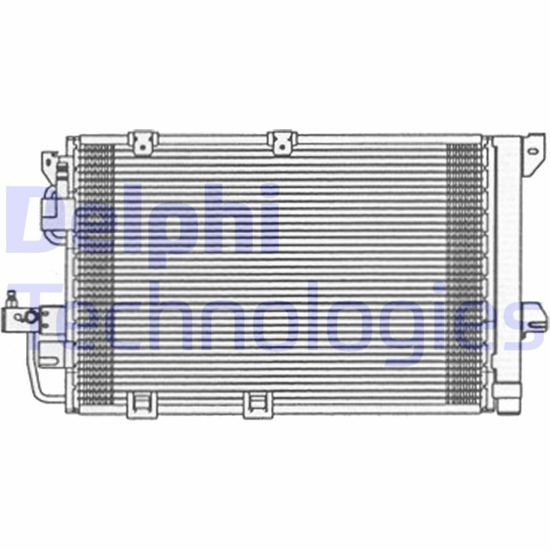 DELPHI TSP0225478: Condensator, climatizare cu uscator