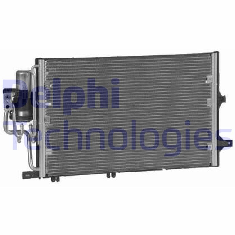 DELPHI TSP0225504: Kondensator, klimaanlegg uten tørker
