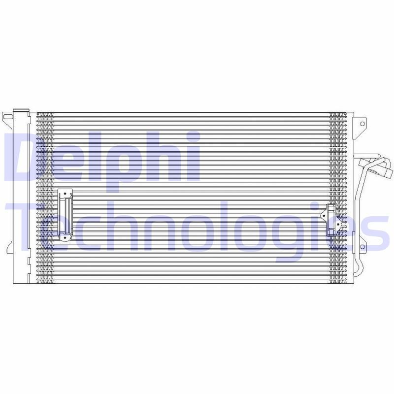DELPHI TSP0225618: Kondensaator, kliimaseade koos kuivatiga
