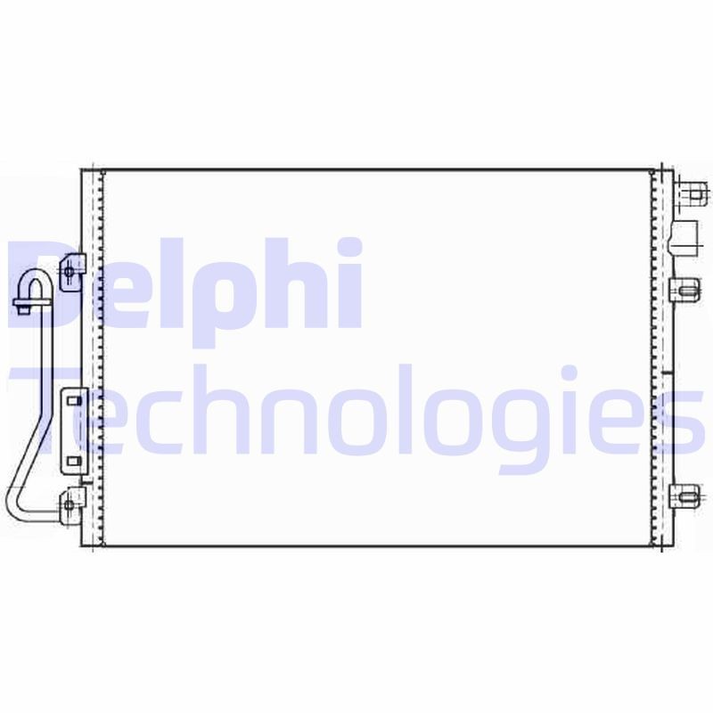 DELPHI TSP0225635: Condensator, climatizare fara uscator