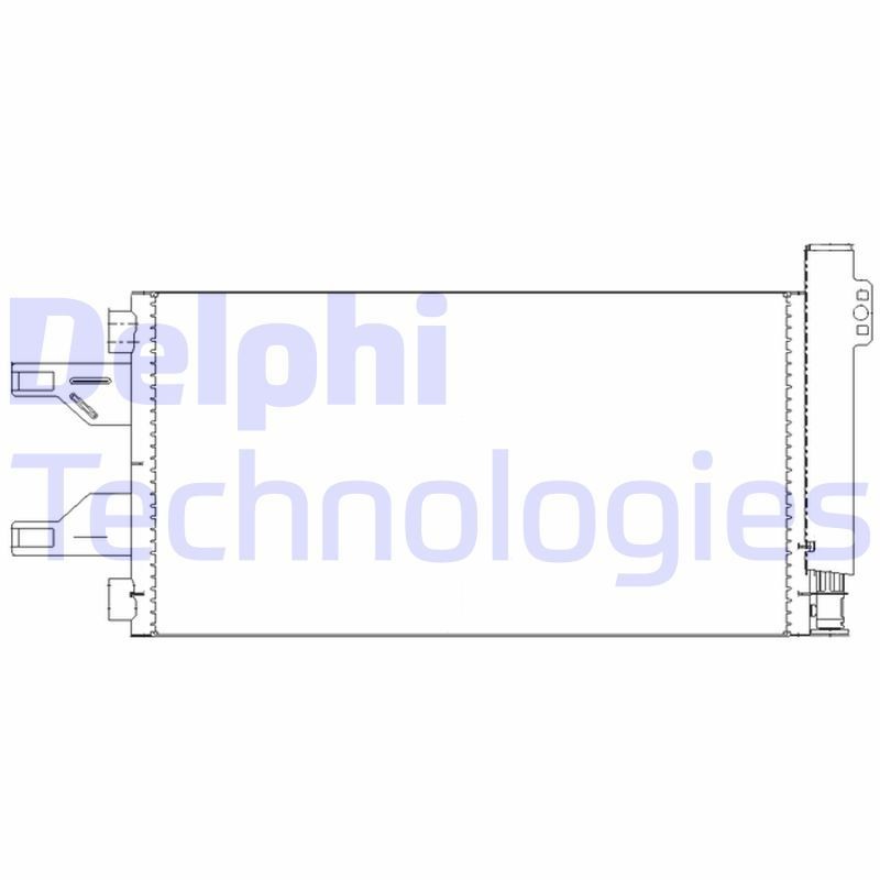 DELPHI TSP0225676: Kondensaator, kliimaseade koos kuivatiga