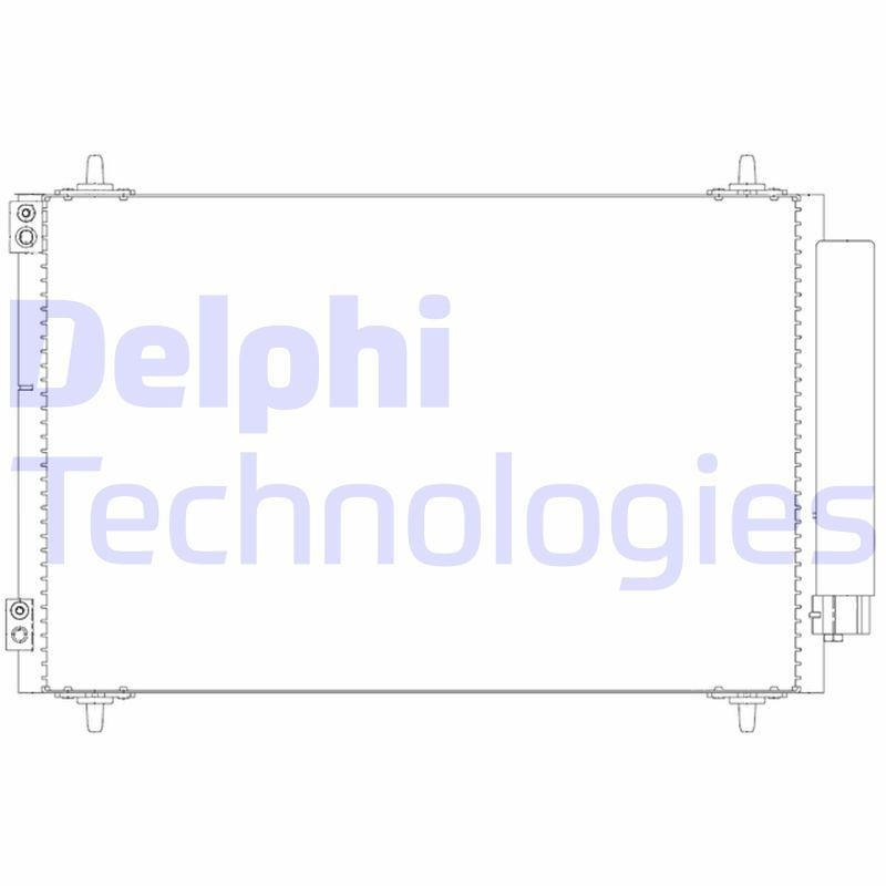 DELPHI TSP0225677: Kondensaator, kliimaseade koos kuivatiga