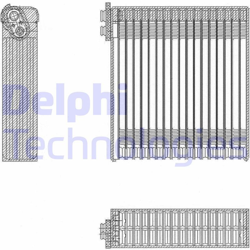 DELPHI TSP0525153: Aurusti, kliimaseade ilma ekspansioonklapita