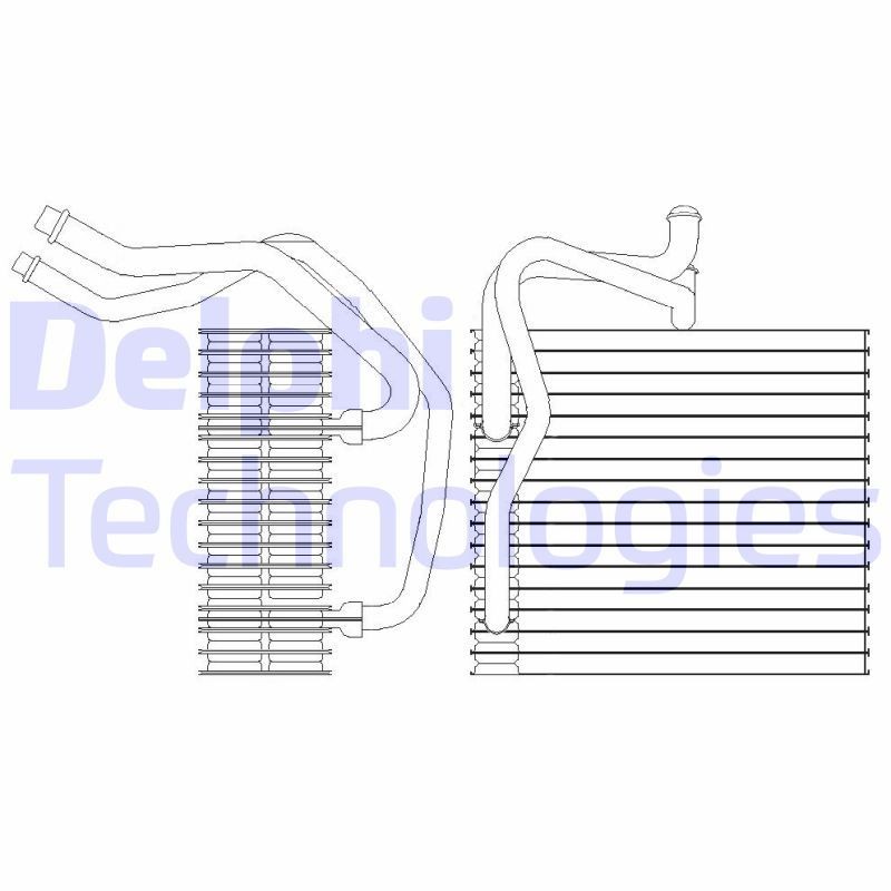 DELPHI TSP0525198: Εξαεριωτής, σύστημα κλιματισμού χωρίς βαλβίδα εκτόνωσης