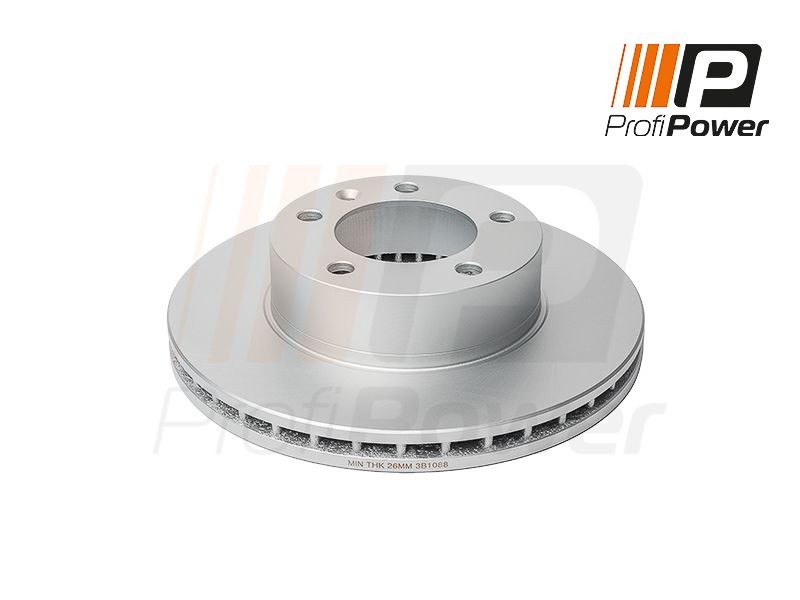 ProfiPower 3B1088: Disc de frână Ř: 305,5mm, ventilat, Ř: 305,5mm