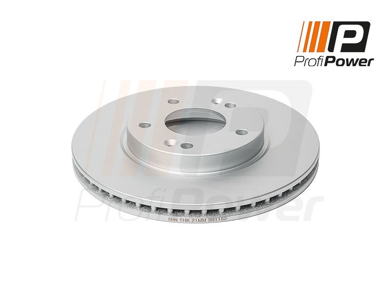 ProfiPower 3B1153: Disco de freno Ø: 280mm, ventilado, Ø: 280mm