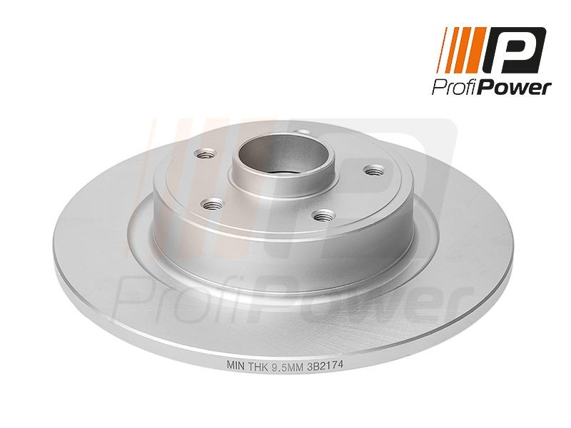 ProfiPower 3B2174: Brzdový kotúč Ø: 274mm, plný, Ø: 274mm, skruzkom ABS
