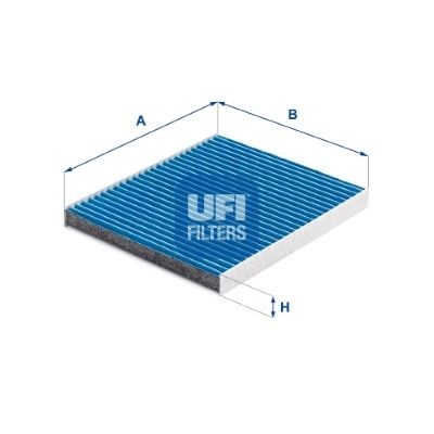 UFI 34.221.00: Kupéfilter ARGENTIUM med antibakteriell verkan