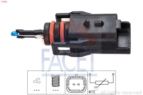 FACET 7.3392: Andur, kütusetemperatuur Made in Italy - OE Equivalent