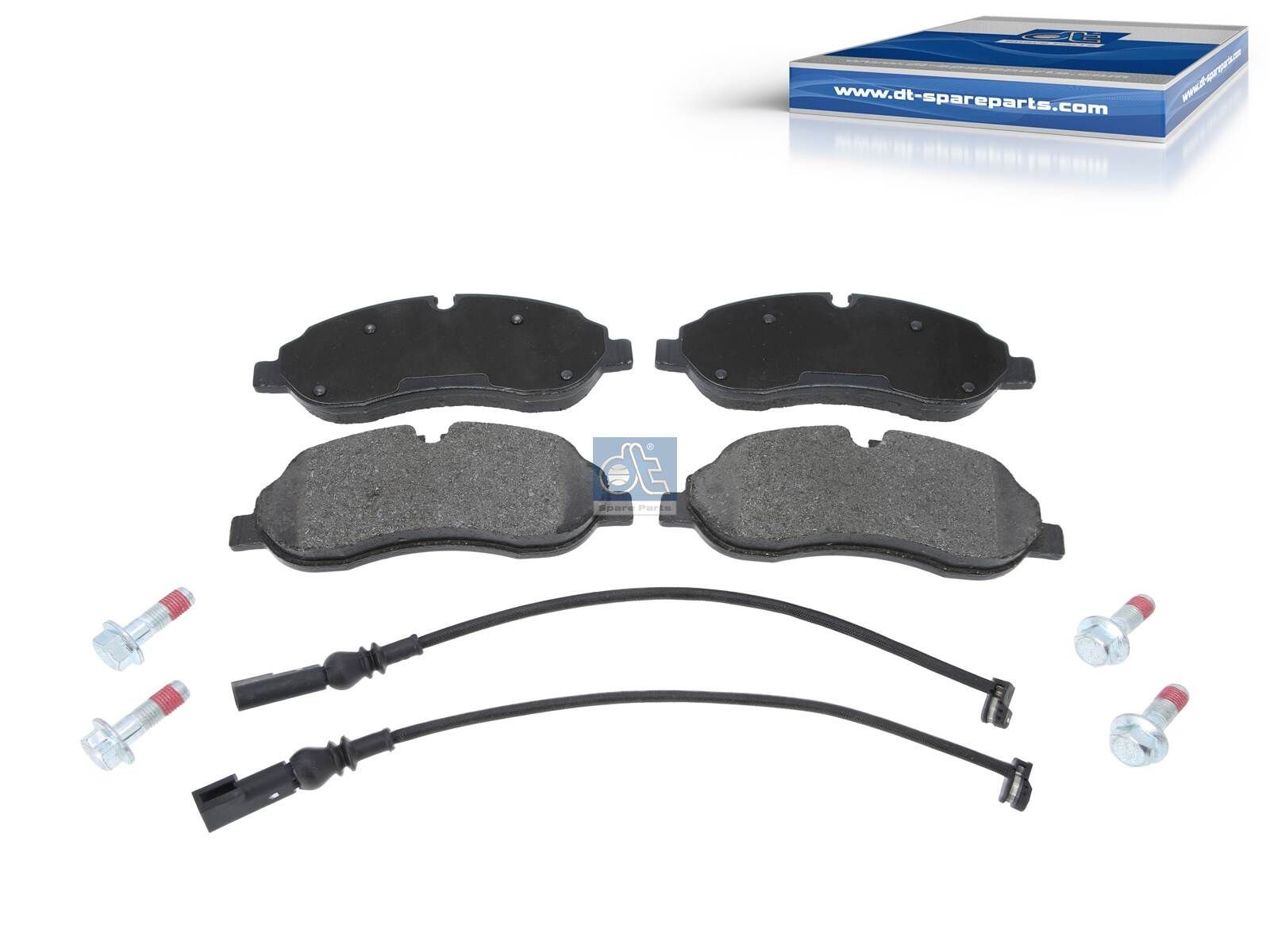 DT Spare Parts 13.93107: Piduriklotsid Esisild