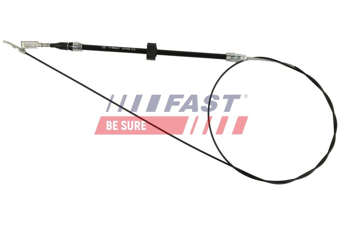 FAST FT69027: Cablu, frana de parcare fata, 1990mm, 285mm