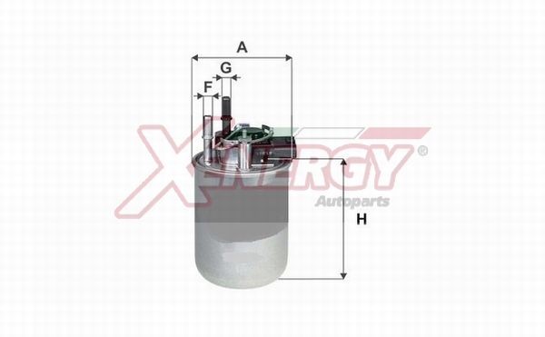 AP XENERGY X1599885: Filtru combustibil