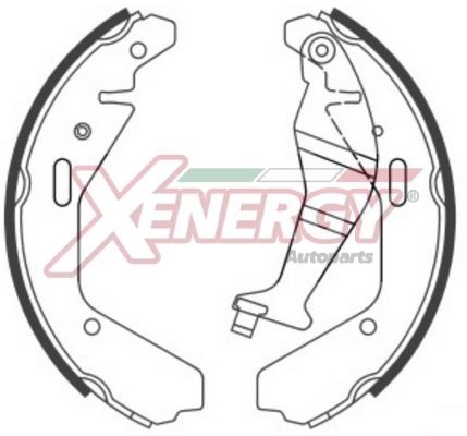 AP XENERGY X50452: Set saboti frana 200mm