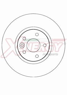 AP XENERGY X602538/1: Piduriketas Ø: 300mm, õhutusega, Ø: 300mm