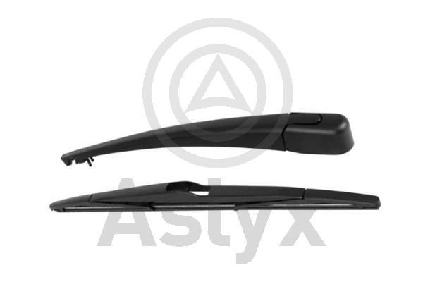 Aslyx AS-570374: Bras d'essuie-glace, nettoyage des vitres arrière, avec cache