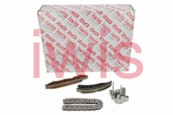 AIC 71633Set: Kit lanț de distribuție iwis calitate originală de echipament original, fabricat în cu sina de culisare, cu intinzator lant, Verificați roțile dințate ref. la uzură și înlocuiți-le