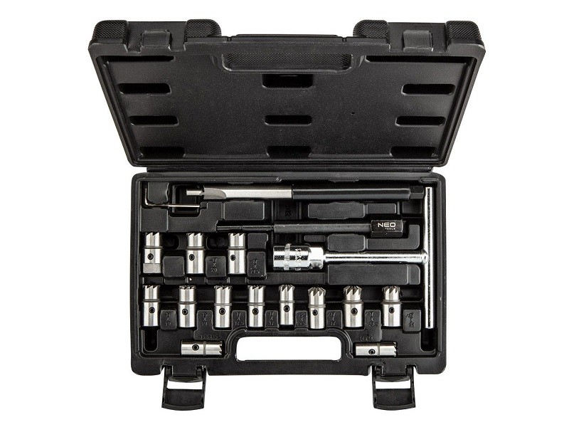 NEO TOOLS 11-885: Set intretinere / freze scaun injector CR