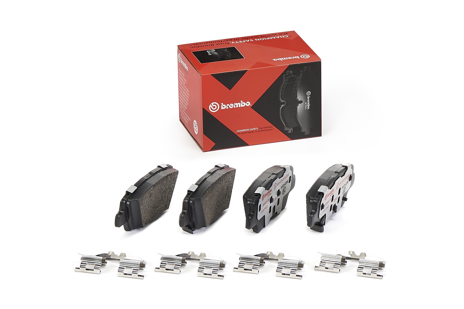 BREMBO P 30 094X: Piduriklotsid XTRA LINE koos lisadega, koos kokkusurumisvastase plekiga