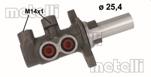 METELLI 05-1174: Pompa centrala, frana
