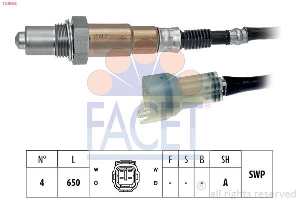 FACET 10.8563: Lambda andur Made in Italy - OE Equivalent