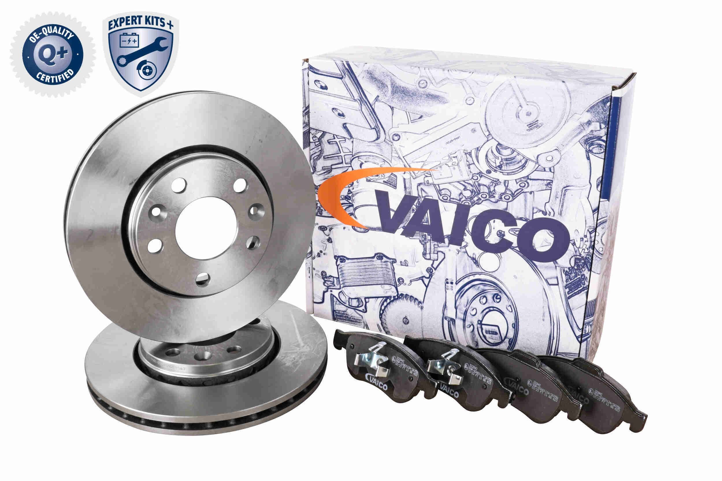 VAICO V46-1371: Pidurikomplekt, ketaspidur EXPERT KITS + Esisild, Ø: 280mm, õhutusega, koos piduriklotsidega