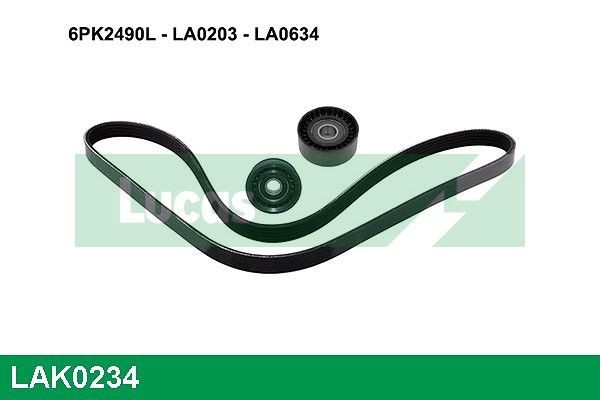 LUCAS LAK0234: Soonrihmakomplekt