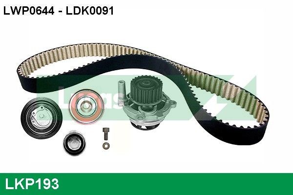 LUCAS LKP193: Veepump + hammasrihmakomplekt Hamm.hulk: 145, Laius: 23mm