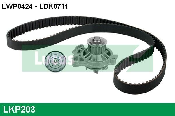 LUCAS LKP203: Veepump + hammasrihmakomplekt koos veepumbaga