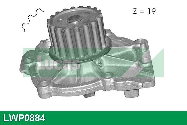 LUCAS LWP0884: Vodní čerpadlo zuby: 19