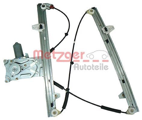 METZGER 2160189: Mecanism actionare geam fata dreapta, electric, cu motor electric