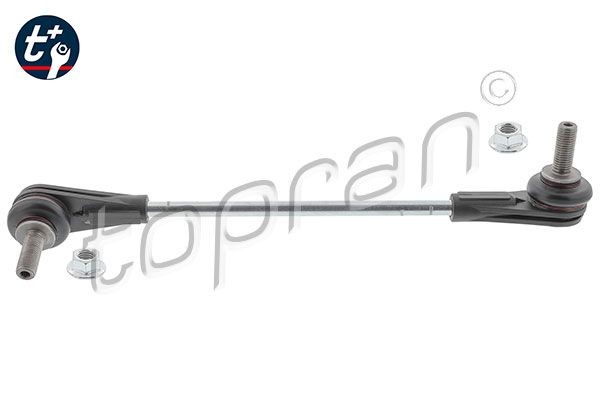 TOPRAN 632 391: Brat / bieleta suspensie, stabilizator t+ Axa fata stanga, cu piulita