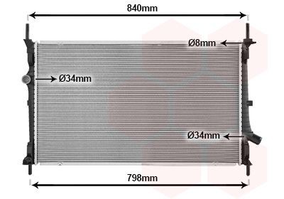 VAN WEZEL 18012729: Radiator, racire motor