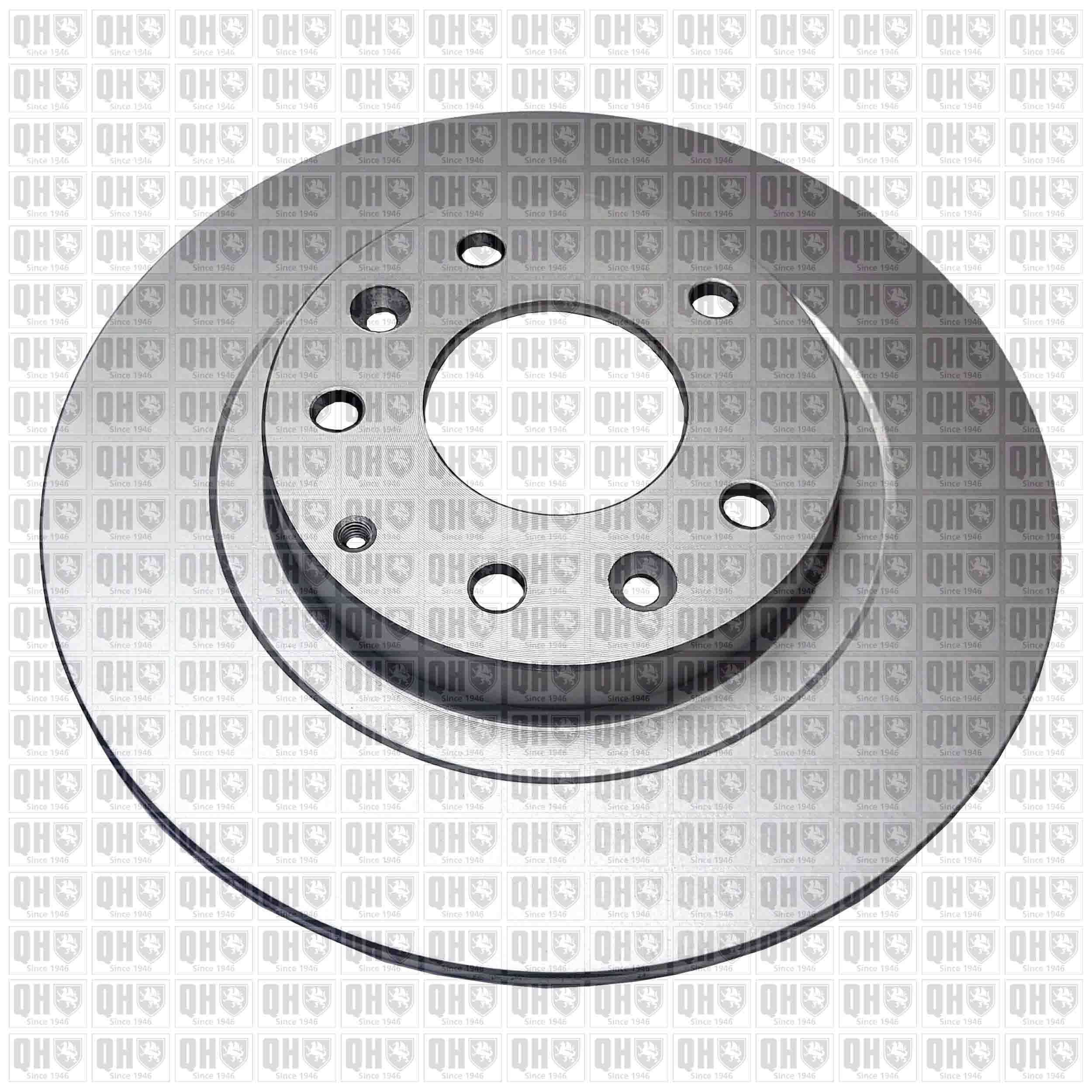 QUINTON HAZELL BDC6185: Disc de frână Ř: 281mm, plin, Ř: 281mm, acoperit (cu un strat protector)