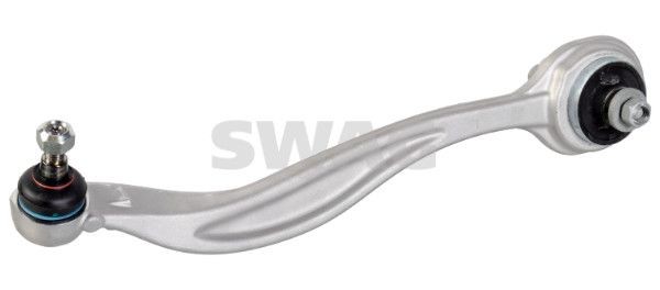 SWAG 33 10 3627: Brat, suspensie roata deasupra, Axa fata stanga, Aluminiu, cu material de atașare/fixare, cu articulatie de sarcina/ghidare, cu lagar
