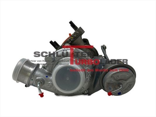 SCHLÜTTER TURBOLADER 166-02021: Turbokompresorius PROFI KIT - with new org. Ishikawajima (IHI) Turbocharger su papildoma / tvirtinimo medžiaga, su alyvos padavimo magistrale