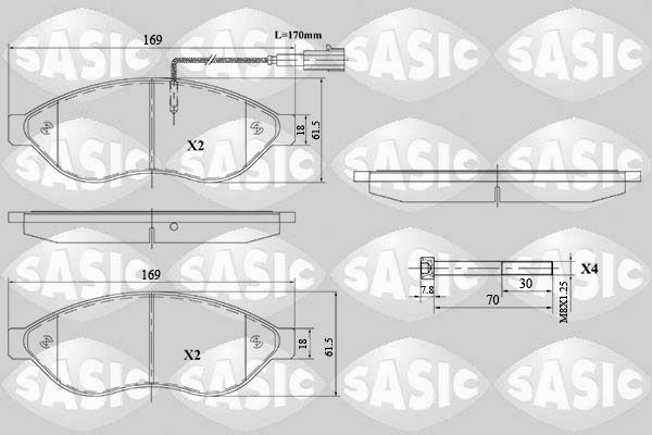 SASIC 6210072: Piduriklotsid Esisild